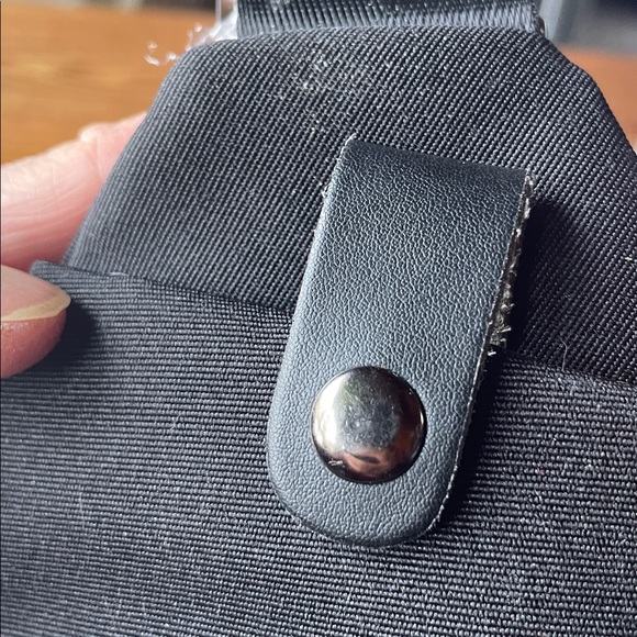 Men's Black Crossbody Bag - Picture 3 of 6